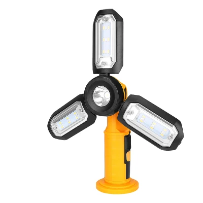 Brightenlux portátil de bolsillo inspección magnética impermeable 90 rotación imán Flexible banco de energía luz de trabajo LED COB de alta potencia